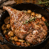 Gigot d’agneau semi désossé – Viande fine et tendre