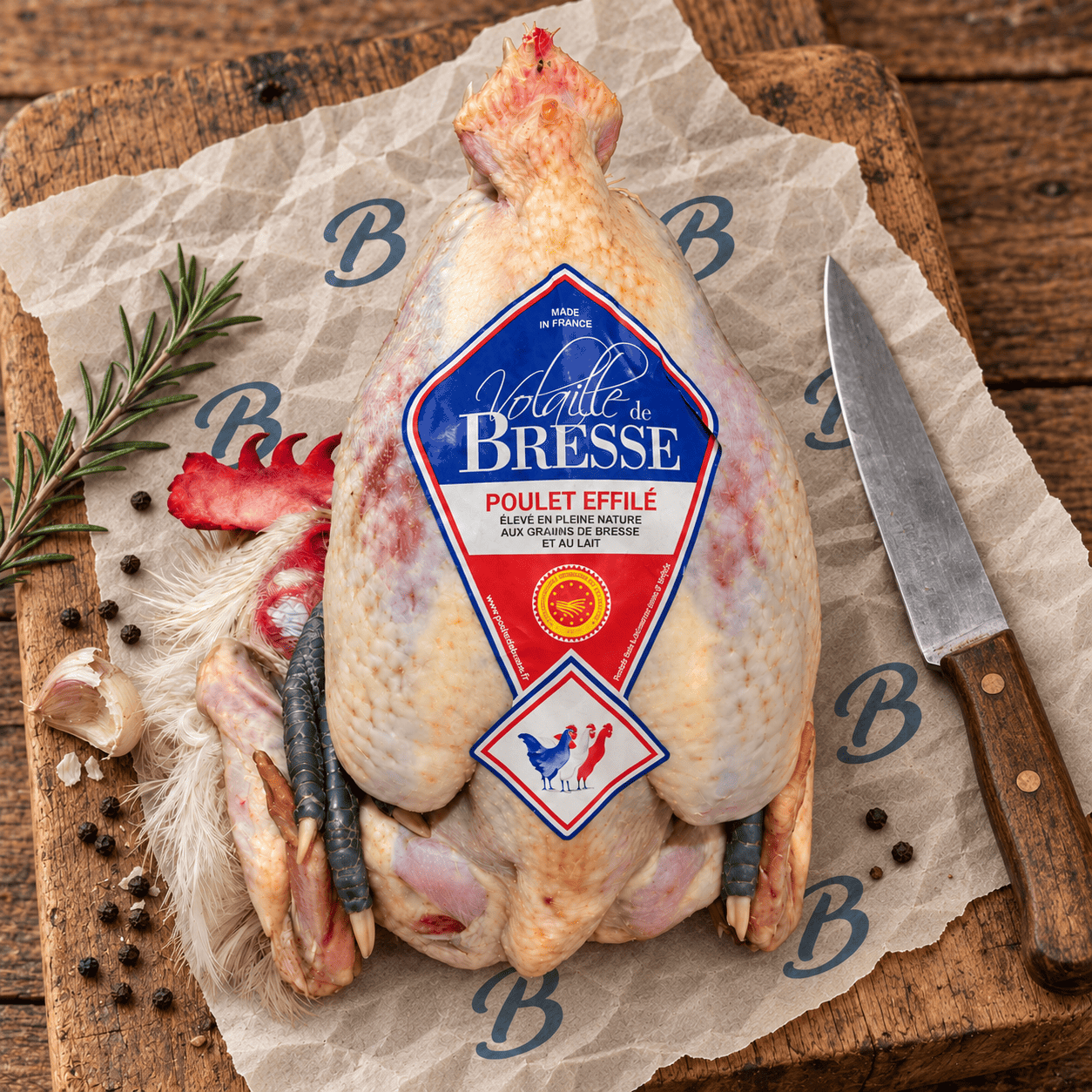 Poulet de Bresse – Chair fine et savoureuse
