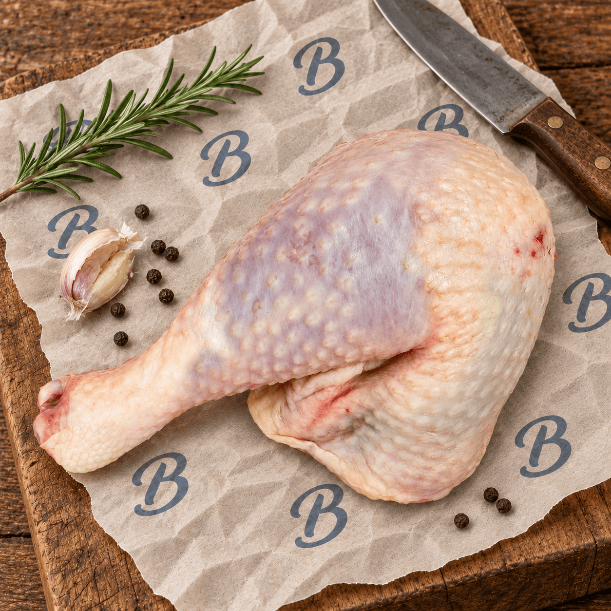 Cuisse de poulet fermier – Tendre et juteuse