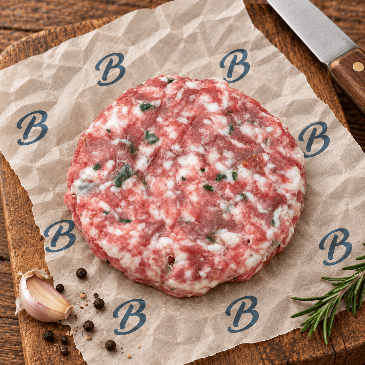 Steak haché porc noir de Bigorre – Tomate séchée