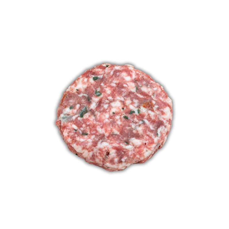 Steak haché porc noir de Bigorre – Tomate séchée